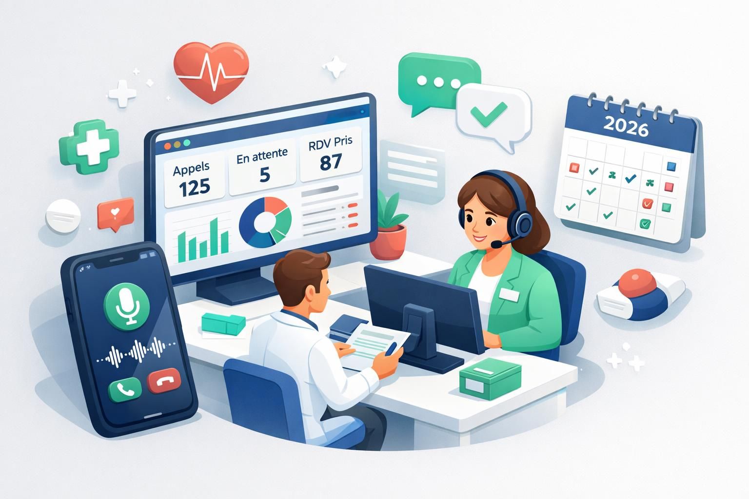 découvrez le top 10 des prestataires de secrétariat téléphonique médical à connaître pour optimiser la gestion de vos appels et améliorer la communication avec vos patients.