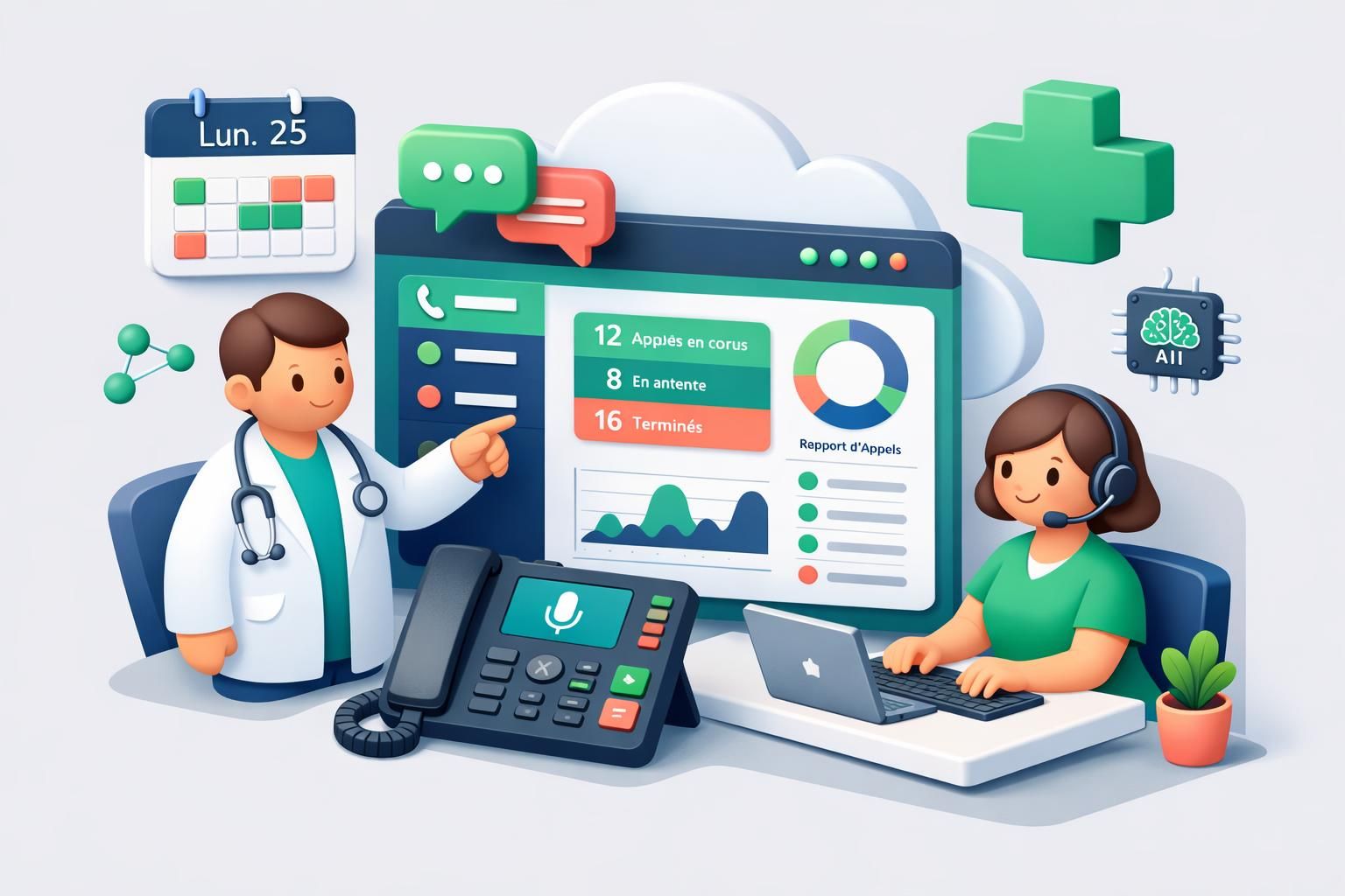 découvrez le fonctionnement du standard téléphonique virtuel et ses avantages pour les médecins : gestion simplifiée des appels, amélioration de la relation patient et optimisation du temps.