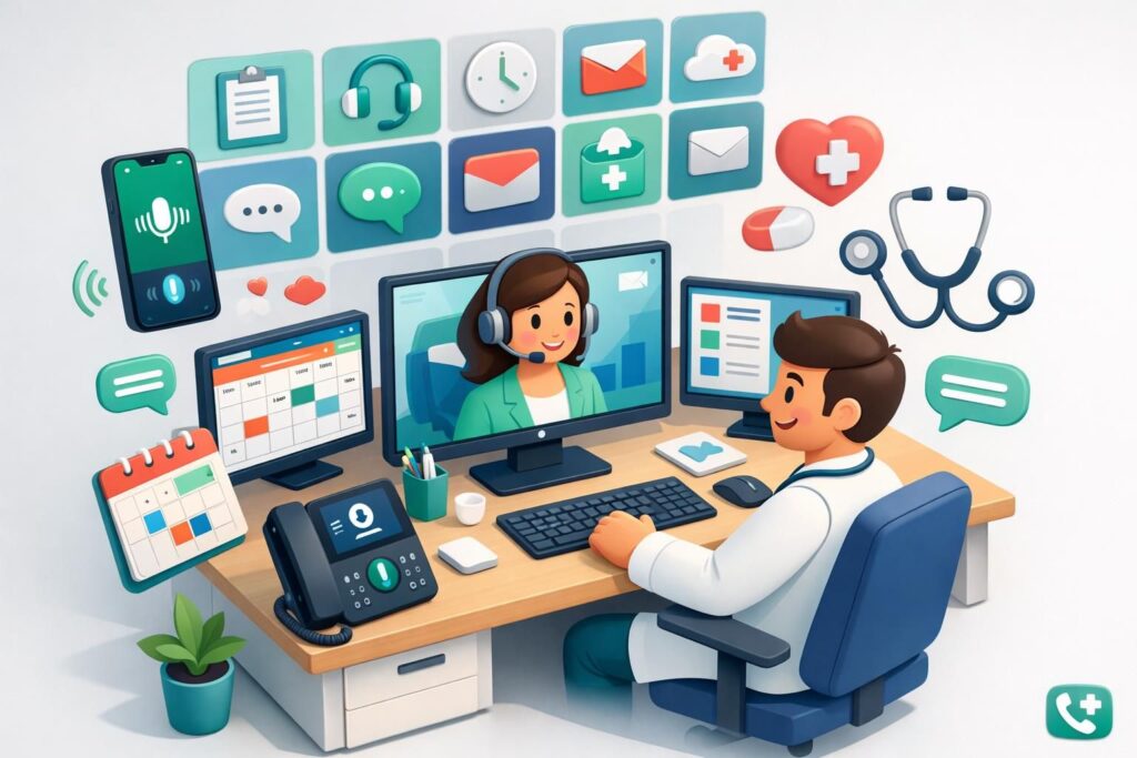 découvrez nos solutions de télésecrétariat spécialement conçues pour les médecins généralistes et omnipraticiens, afin d'optimiser la gestion de votre cabinet médical.