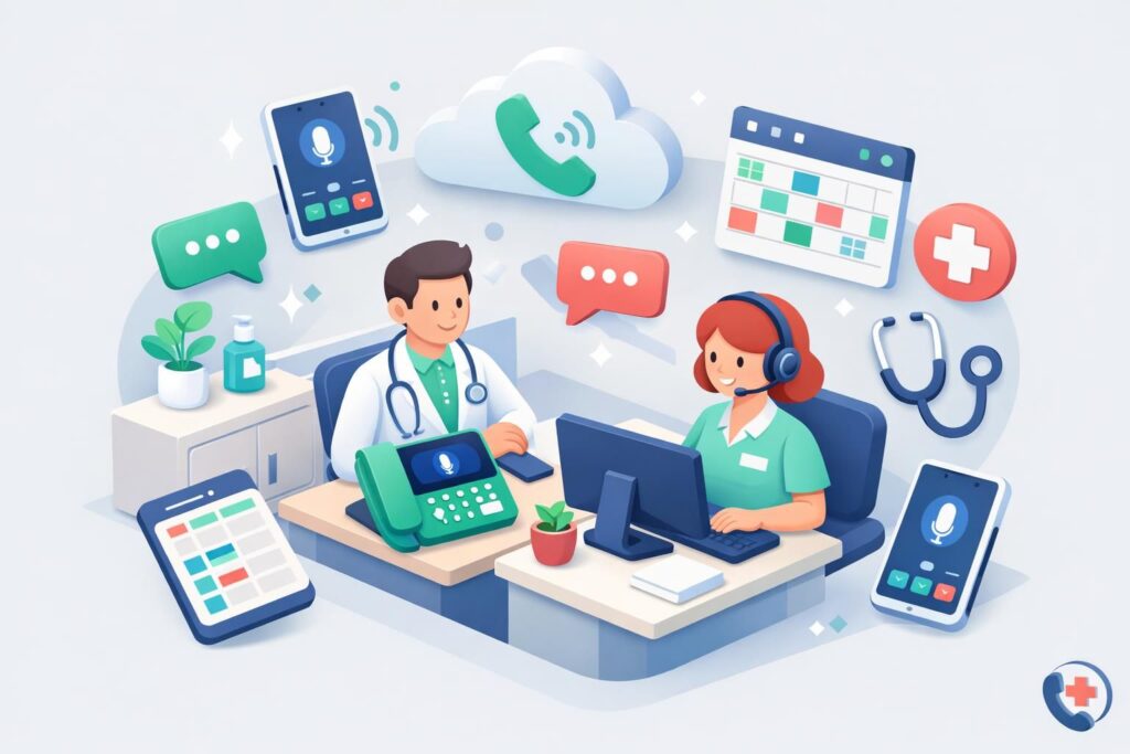 découvrez les avantages du standard téléphonique cloud pour les professionnels de santé : amélioration de la communication, flexibilité et gestion optimisée des appels.