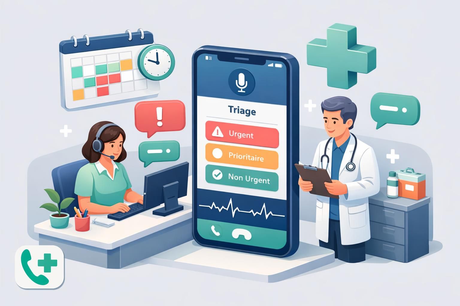 découvrez les méthodes efficaces de triage téléphonique médical en 2026 pour gérer rapidement les urgences et non-urgences, assurant une prise en charge adaptée et optimisée.
