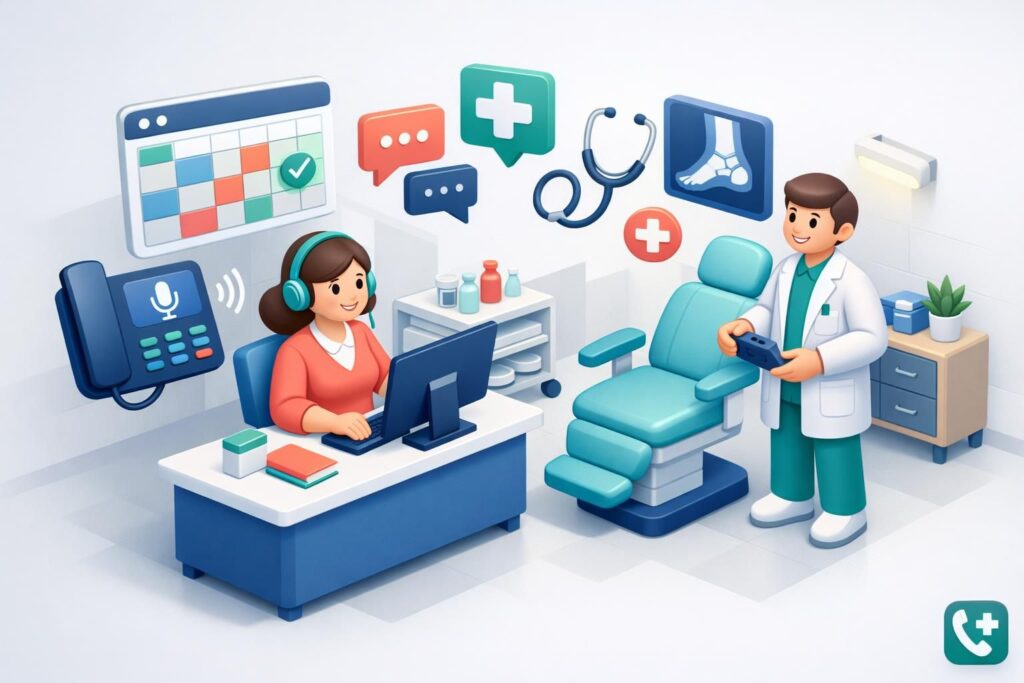 découvrez notre service de télésecrétariat spécialement conçu pour les pédicures-podologues en 2026, simplifiant la gestion de vos rendez-vous de soins pour un agenda optimisé et une meilleure relation patient.