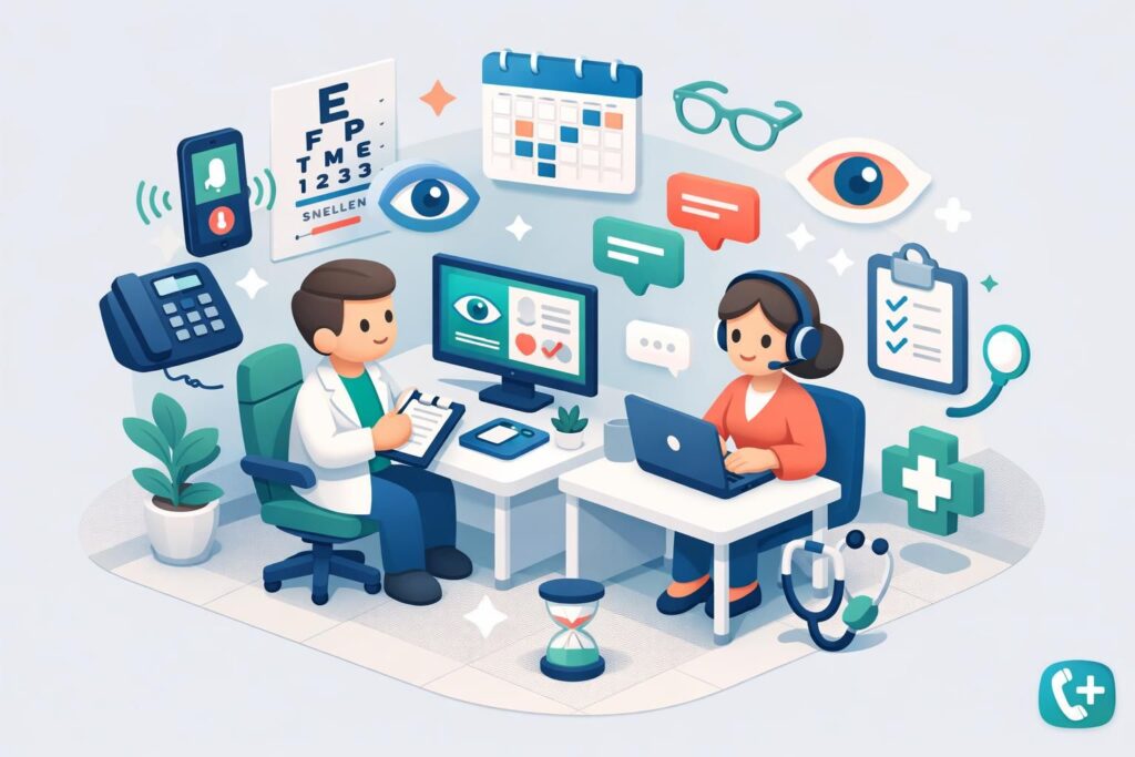 découvrez nos services de télésecrétariat spécialisés pour orthoptistes, facilitant l'organisation des bilans visuels et des séances de rééducation avec efficacité et professionnalisme.